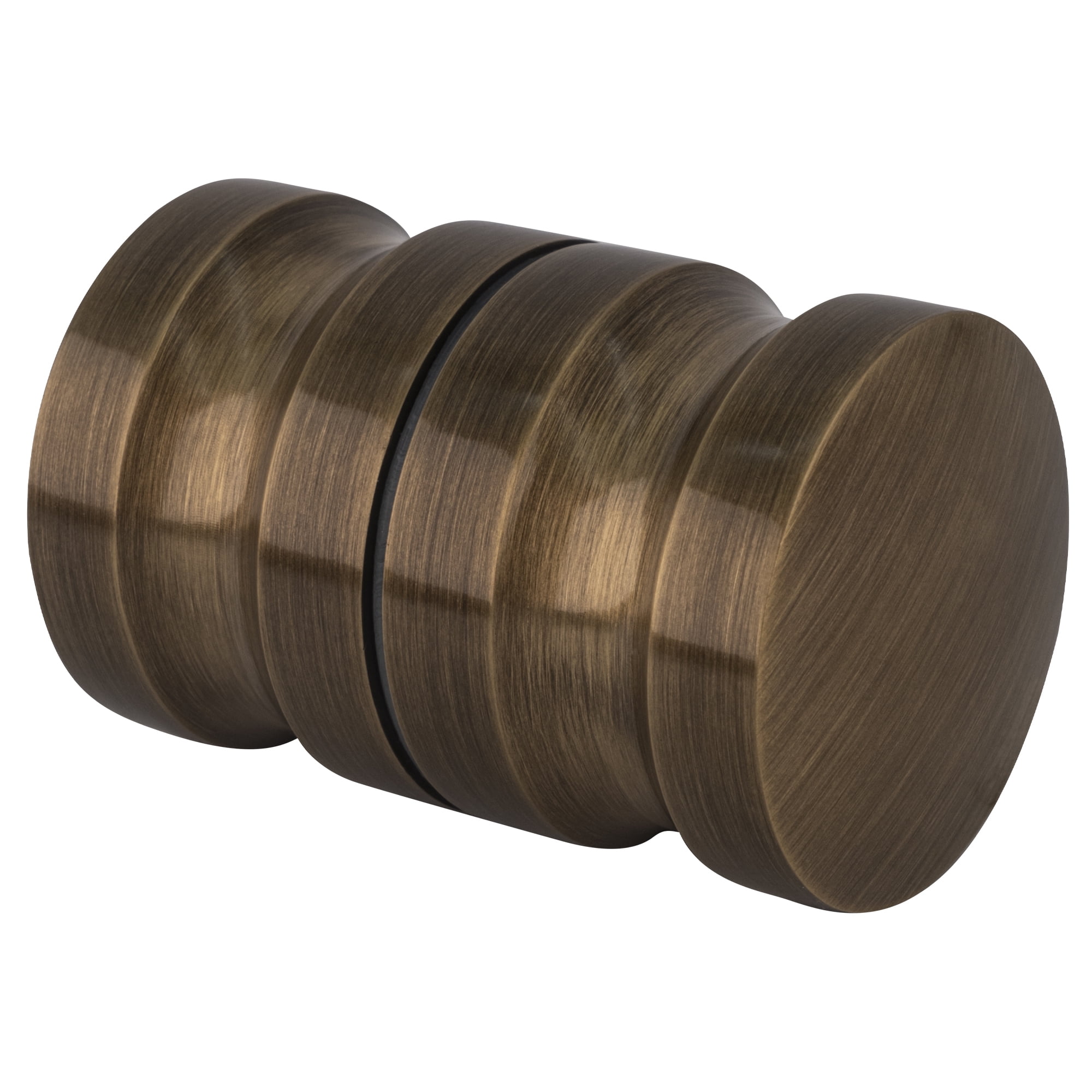 CRL SDK120ABR Antique Brass Euro Style Back-to-Back Shower Door Knobs