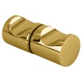 thumbnail image 1 of CRL SDK140BR Polished Brass Back-to-Back E-Z Grip Style Knobs, 1 of 5