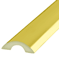 thumbnail image 1 of CRL SDT980BGA Brite Gold Anodized Frameless Shower Door Half-Round Threshold - 95" Stock Length, 1 of 4