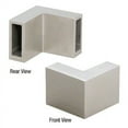 thumbnail image 1 of CRL SERC2BS Brushed Stainless 90 Degree Door Connector Bracket for Serenity Sliders, 1 of 4