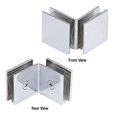 thumbnail image 1 of CRL SGC0F90CH Polished Chrome Open Face 90 Degree Square Glass Clamp, 1 of 4