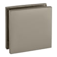 thumbnail image 1 of CRL SGCU1SN Satin Nickel Square Style Notch-in-Glass Fixed Panel U-Clamp, 1 of 7