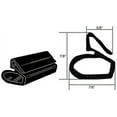 thumbnail image 1 of CRL SM158 Door Weatherstrip - Chevy Trucks 1960-1966 - 7/8" Bulb Size Black, 1 of 3