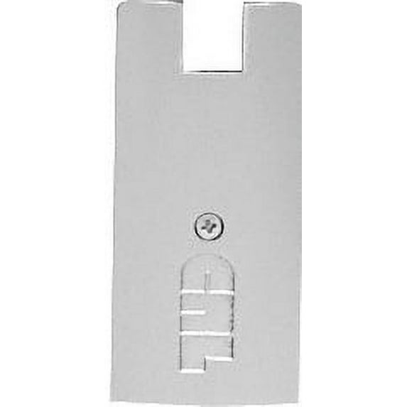 CRL SREC4SBBA Brite Brushed Anodized 4" Square End Cap for Sidelite Rails