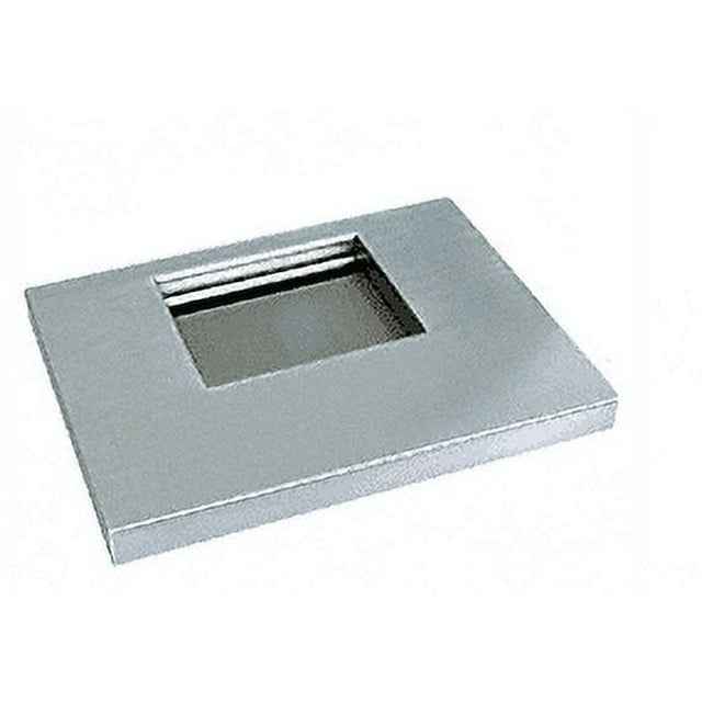CRL SSDT3618 Brushed Stainless 36" Wide x 18" Deep Level 1 Protection Stainless Steel Shelf with Deal Tray