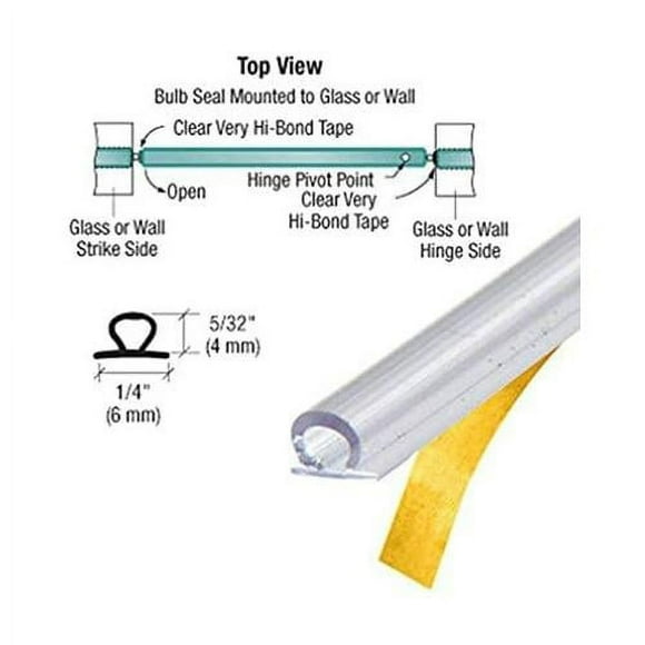 Shower Door Bulb Seal