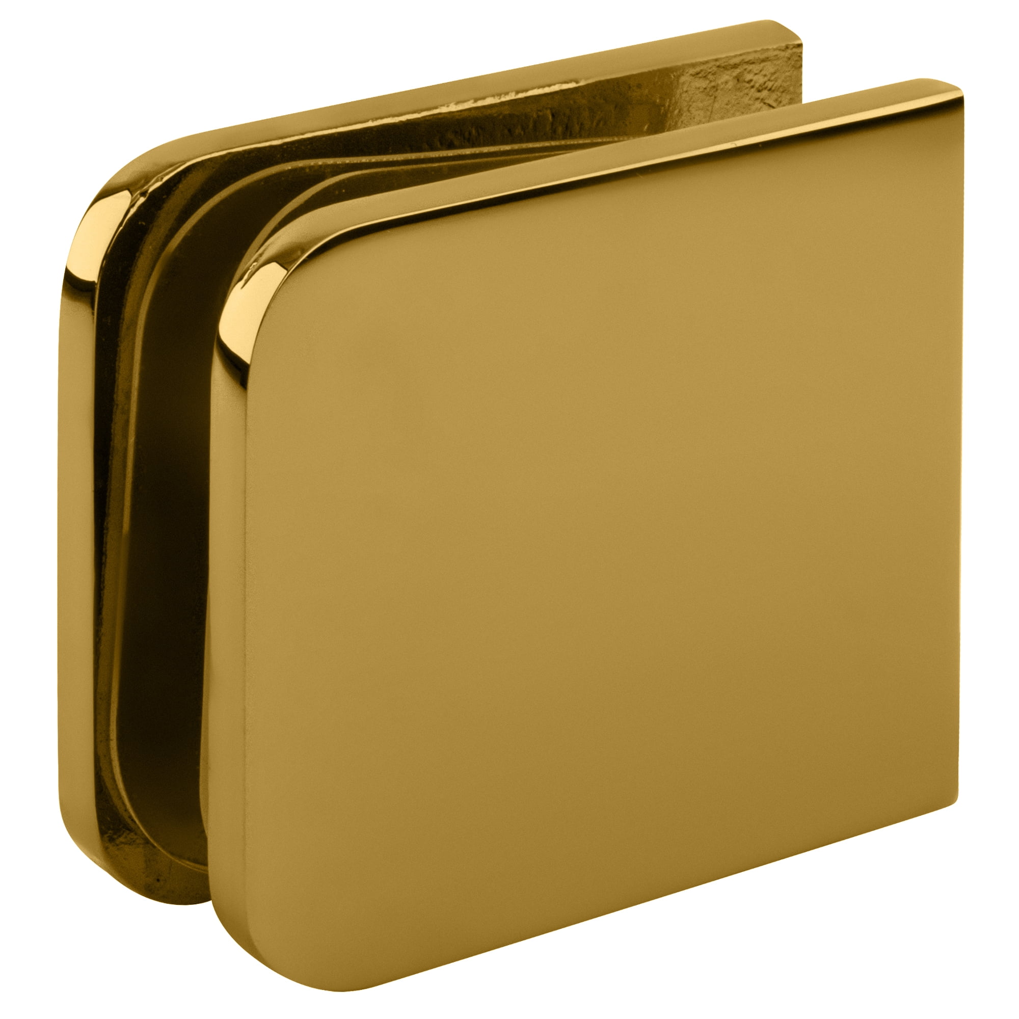 CRL UC79UBR Ultra Brass Oversized Fixed Panel U-Clamp