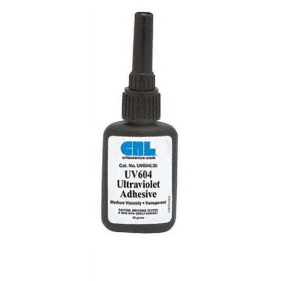 CRL UV604L30 UV604L Medium Viscosity UV/Visible Light Adhesive - 30g
