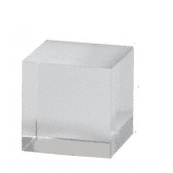 CRL UVSQ34-XCP4 CRL 3/4" UV Bond Square Crystal Shelf Support - pack of 4