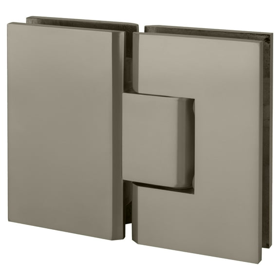 CRL V1E180SN Satin Nickel Vienna 180 Series Glass-to-Glass Hinge