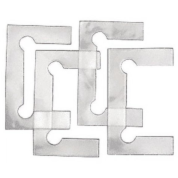 CRL V1E4GKCLR Clear Gasket Replacement Kit for Vienna Hinges