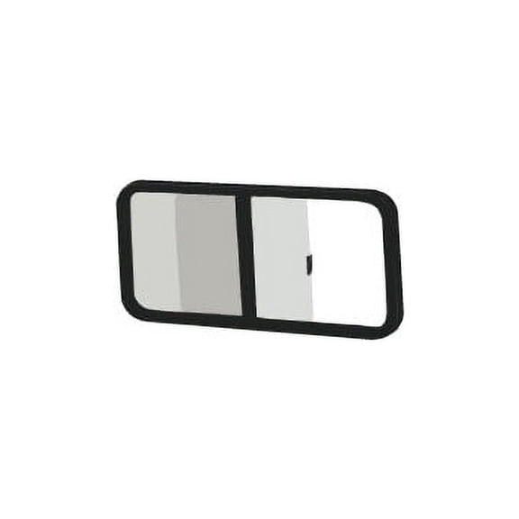 CRL VW8209 Universal Non-Contoured Horizontal Sliding Window 21-1/4" x 16-3/4" with 2-1/4" Non-Reversible Trim Ring