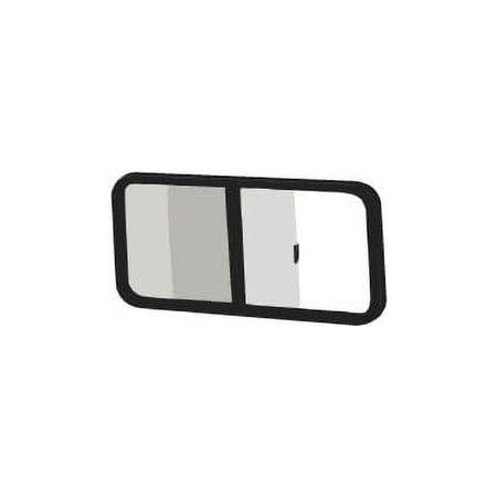 CRL VW8369 Universal Non-Contoured Horizontal Sliding Window 37-1/4" x 16-3/4" with 2-1/4" Non-Reversible Trim Ring