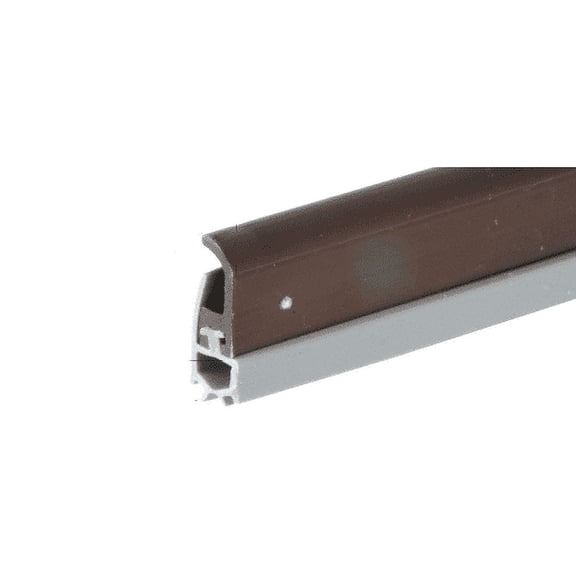 CRL WS167DV196 Dark Bronze Extruded with Triple Finger Vinyl Weatherseal for 36" x 80" Opening