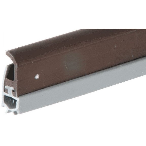 CRL WS167DV232 Dark Bronze Extruded with Triple Finger Vinyl Weatherseal for 72" x 80" Opening