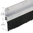 thumbnail image 1 of CRL WS497AV96 96" Extruded Aluminum Brush Door Sweep with 1" Nylon Bristle, 1 of 3