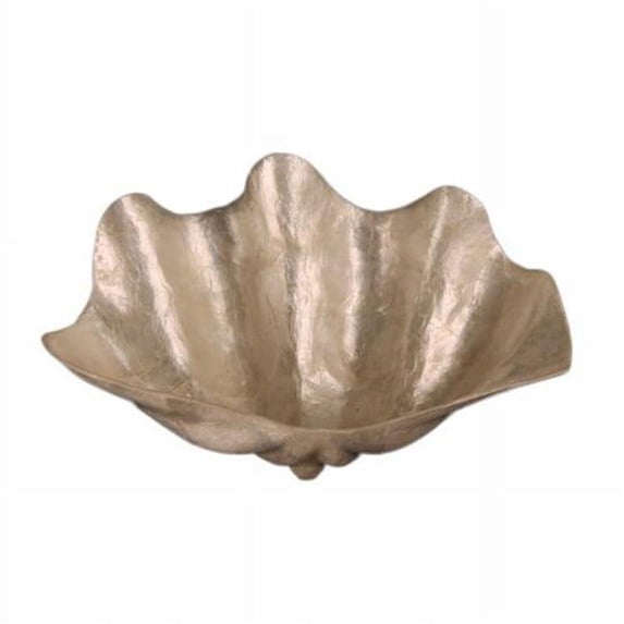 CRLM-08-L Clam Shaped Capiz Shell Bowl, Large