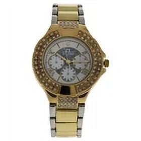 SKEENTUNER CRM003 Gold/Silver Gold Stainless Steel Bracelet Watch for Women - 1 Pc