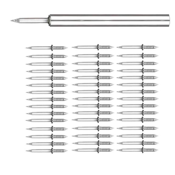 CRNGYEAM 100-piece/set Sheep Horn Nails Strong & Durable Nails for Baseboard Installation