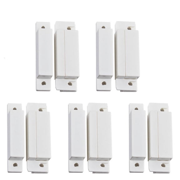 CRNGYEAM MC-31 Surface-Mounted NC Magnetic Door Contact Sensor Alarm Reed Switch 10 Set
