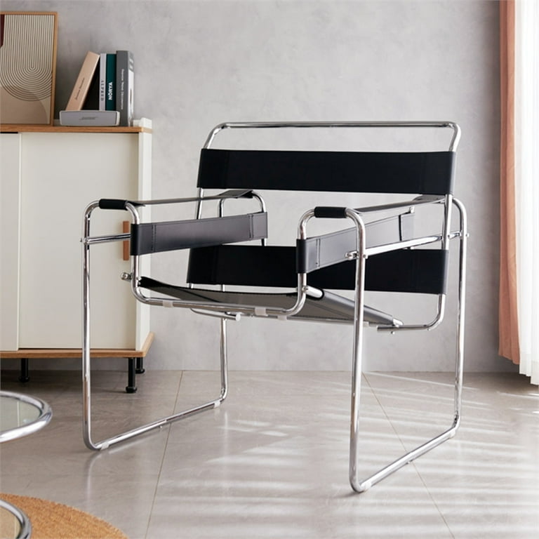 Steel discount frame armchair