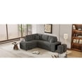 thumbnail image 1 of CRO Decor Segmented Pull-Out Convertible Sofa Bed with Storage Footstool, 1 of 5