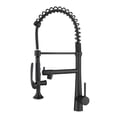 thumbnail image 1 of CRO Decor Single Handle Copper Kitchen Faucet in Black, 1 of 6