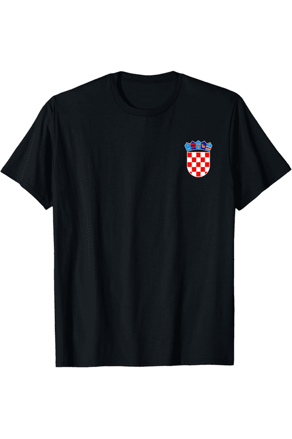 CROATIA FLAG AND COAT OF ARMS ZAGREB DUBROVNIK T-Shirt