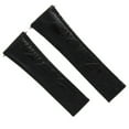 thumbnail image 1 of CROC LEATHER WATCH BAND FOR ROLEX DAYTONA 16518,16520 116518 116519 BLACK SHORT, 1 of 2