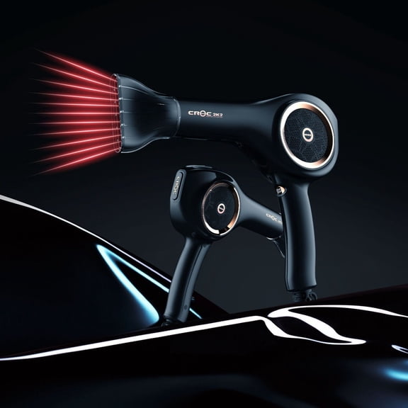 CROC Master 2k2 Digital Infrared Blow Dryer Black Brushless Motor