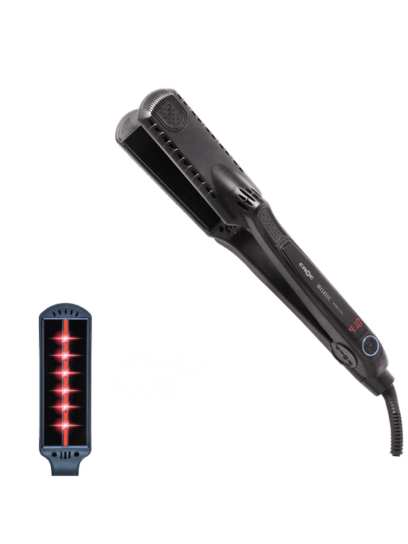 New Classic Infrared Black Titanium Flat Iron 1.5"