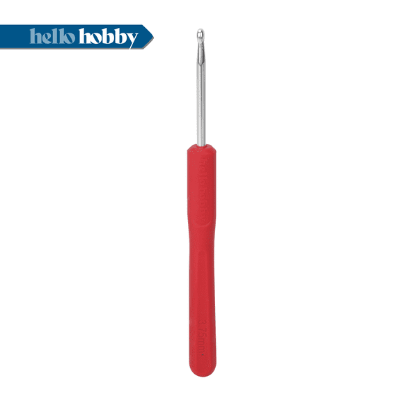 Hello Hobby Ergonomic Crochet Hook, Size F, 3.75 mm
