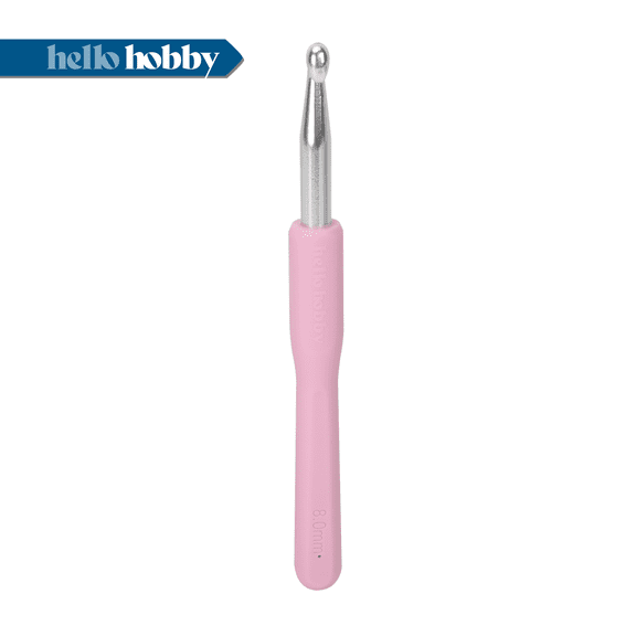 Hello Hobby Ergonomic Crochet Hook, Size L, 8 mm
