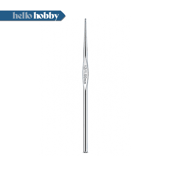 Hello Hobby Steel Crochet Hook, US Size 12, 1 mm