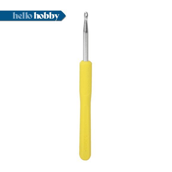 Hello Hobby Ergonomic Crochet Hook, Size I, 5.25 mm
