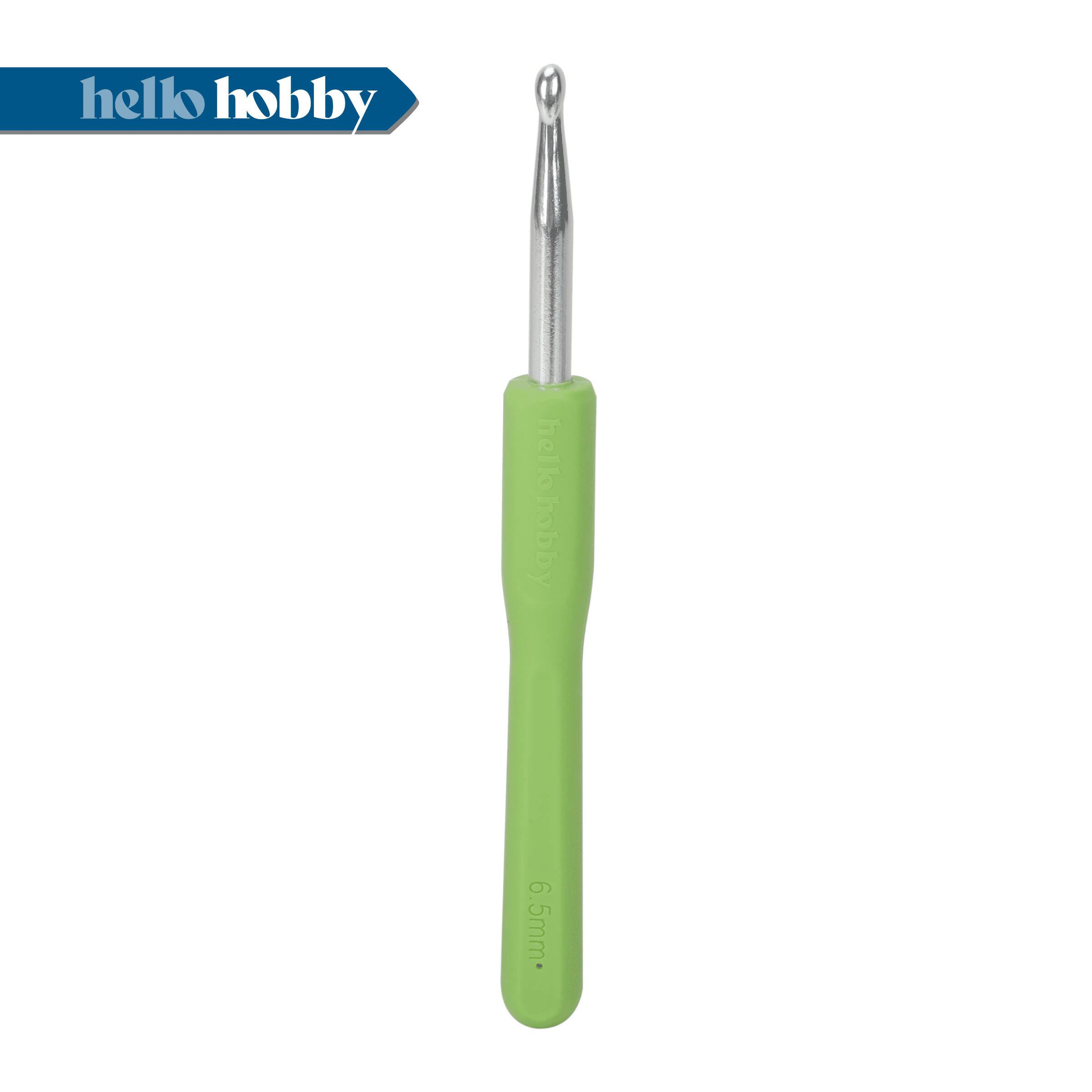 Hello Hobby Ergonomic Crochet Hook, Size K, 6.5 mm