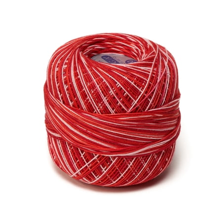 CROCHET OMEGA NO.10 [30grs] - 100% Mercerized Cotton Yarn for Fine Crochet - Color 54-Red Hues 128