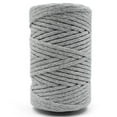 thumbnail image 1 of CROCHETA Black & White Mix Macrame Braided Cord 4mm x 54yards, Colored Macrame Rope, Braided Macrame Yarn, Colorful Cotton Craft Cord for Wall Hanging, Plant Hangers, Crafts, Knitting, 1 of 1