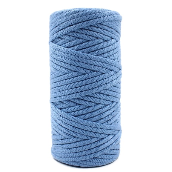 CROCHETA Dark Sky 3mm x 54yards Crochet Macrame Cord, Colored Macrame Rope, Cotton Rope Macrame Yarn, Colorful Cotton Craft Cord for Wall Hanging, Plant Hangers, Crafts, Knitting