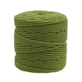 thumbnail image 1 of CROCHETA Mehandi Green Macrame Braided Cord 2.5mm x 109yards, Colored Macrame Rope, Braided Macrame Yarn, Colorful Cotton Craft Cord for Wall Hanging, Plant Hangers, Crafts, Knitting, 1 of 1