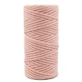 thumbnail image 1 of CROCHETA Powder Pink 3mm x 54yards Crochet Macrame Cord, Colored Macrame Rope, Cotton Rope Macrame Yarn, Colorful Cotton Craft Cord for Wall Hanging, Plant Hangers, Crafts, Knitting, 1 of 1
