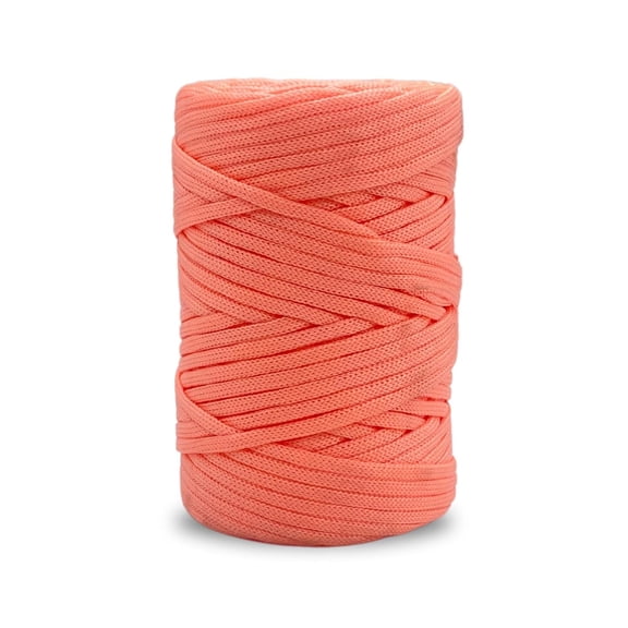 CROCHETA Sunrise Orange 3mm x 54yards PP Knot Macrame Cord, Colored Macrame Rope, Cotton Rope Macrame Yarn, Colorful Cotton Craft Cord for Wall Hanging, Plant Hangers, Crafts, Knitting