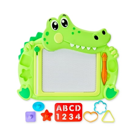 Spark Create Imagine Croco-Doodle Magnetic Drawing Board - Made from Durable Kid Friendly Plastic