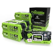 CROCODILE CLOTH Case All-Purpose Cleaner Pre-Moistened Heavy-Duty Wet Cloths/Cleaning Wipes 8 x 80 per Pack