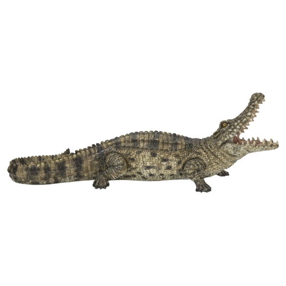 CROCODILE WITH MOUTH OPEN UP