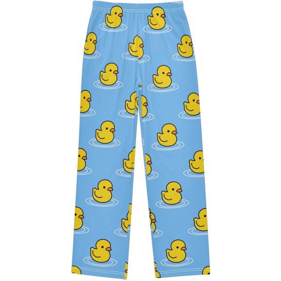 CROPD Cute Duck Pajamas Pants Soft Long Pajama Bottoms Lounge Sleep Pants Size S-XL