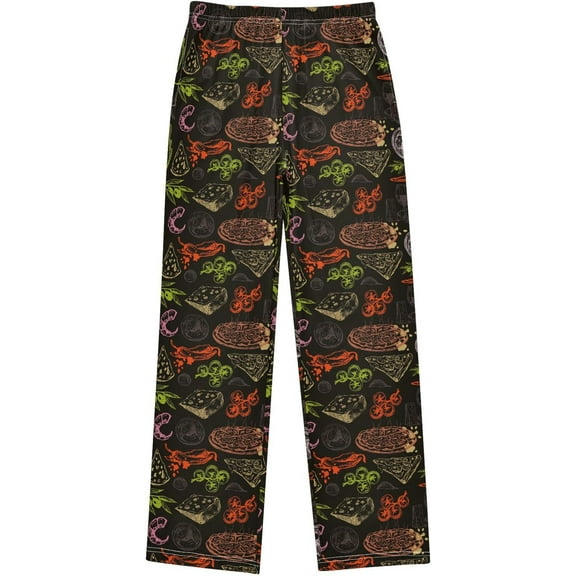 CROPD Fast Food Pajamas Pants Soft Long Pajama Bottoms Lounge Sleep Pants Size S-XL