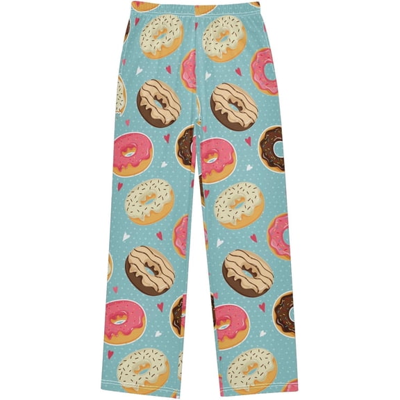 CROPD Fast Food Pajamas Pants Soft Long Pajama Bottoms Lounge Sleep Pants Size S-XL