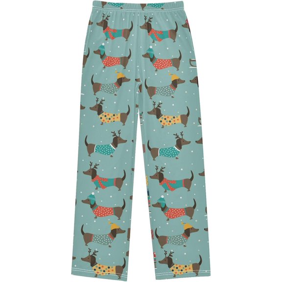 CROPD Festive Christmas Pajamas Pants Soft Long Pajama Bottoms Lounge Sleep Pants Size S-XL
