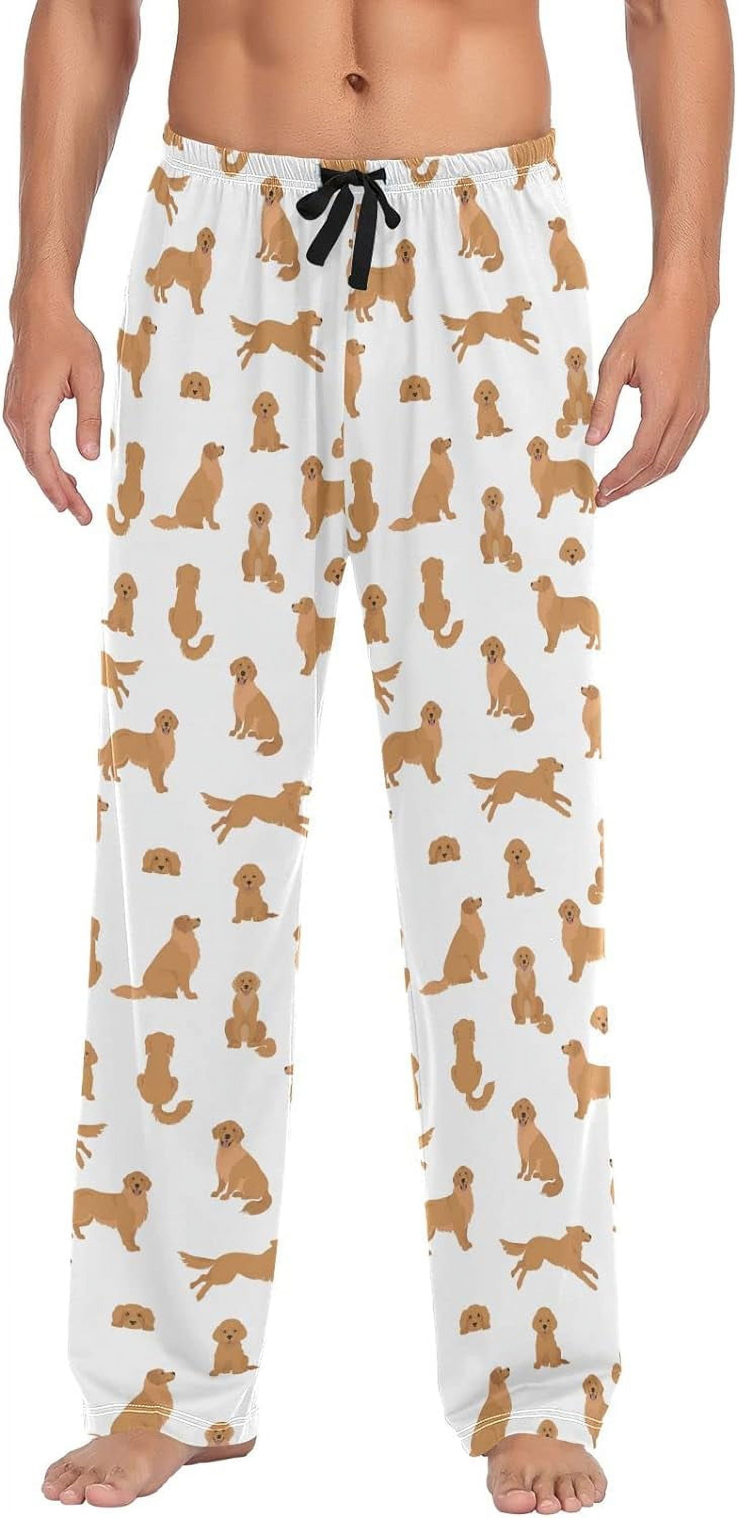Golden Bottom CROPD Golden Retriever Pajama Pants for Men Pajama Bottoms Mens Pjs ...